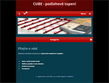 Tablet Screenshot of cube-podlahovetopeni.cz